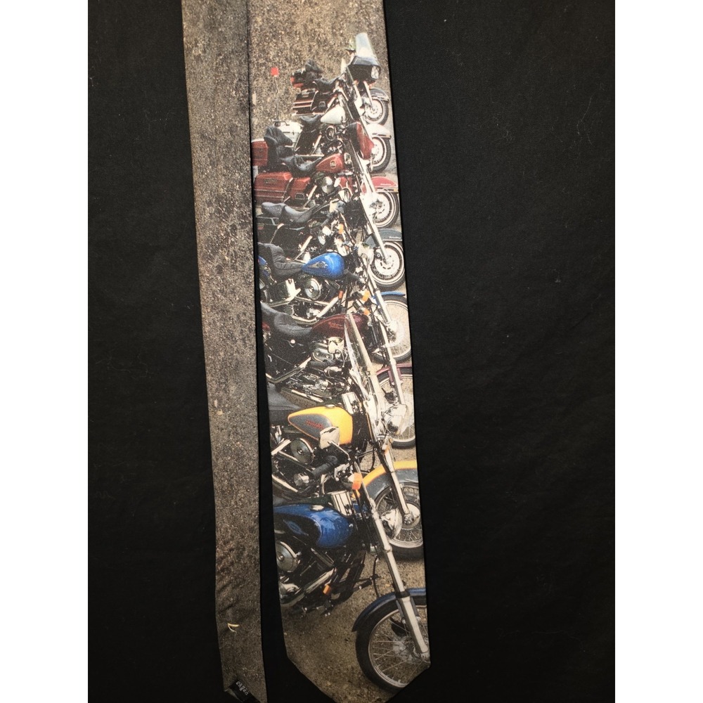 Ralph Marlin Officially Licensed Harley Davidson Motorcycles‎ Mens Neck Tie 1996